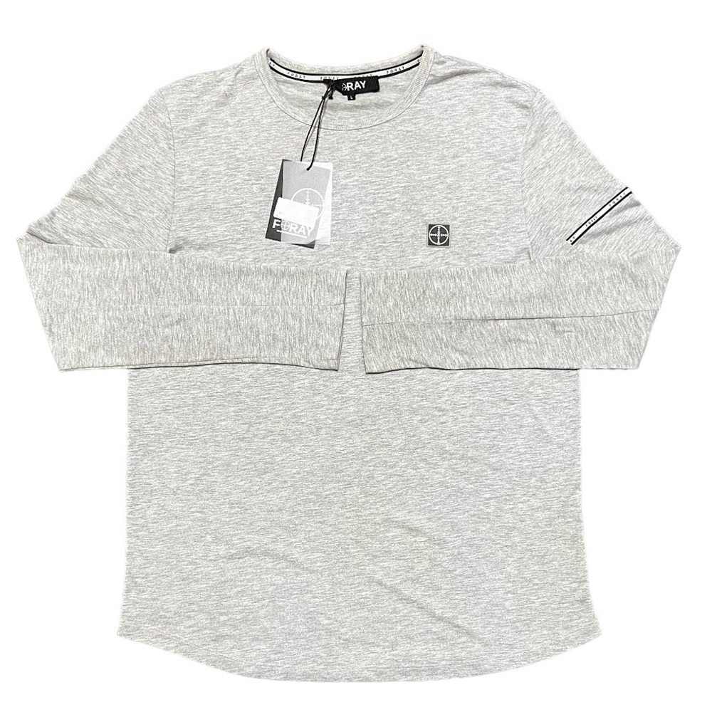 NWT Foray Legacy Tee Long Sleeve Shirt Grey Marl L